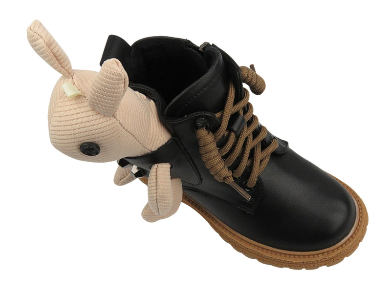 Dětské boty s hvězdou a medvídkem - Navy Dot 22-61060, stříbrná