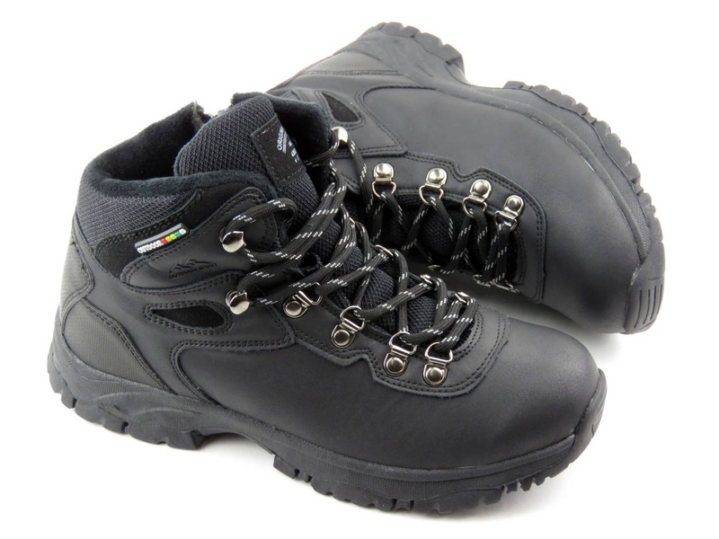 Dámské zimní trekingové kalhoty - AMERICAN CLUB ES110/22, černé