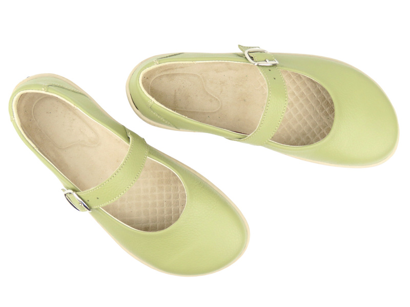 Barefoot Helios Comfort 471 kožené minimalistické tenisky, limetková barva