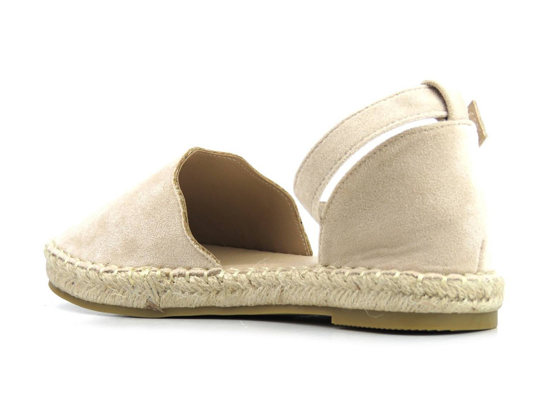 Espadrilky, dámské sandály Evento 22SD35-4591, béžové