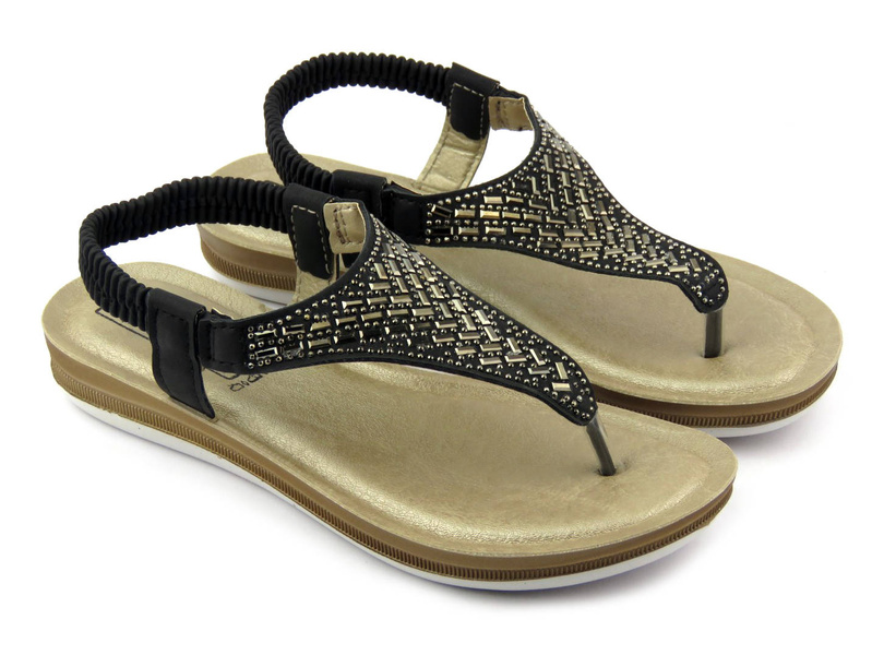 Dámské nazouváky - Inblu BA-43, černé