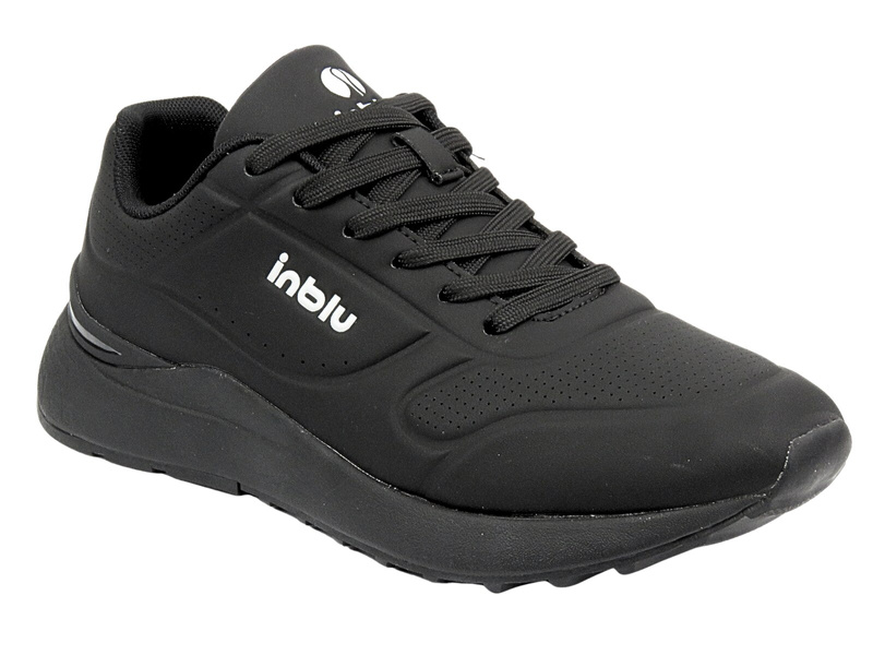 Pánské sportovní boty na šněrování černé Inblu IU-11