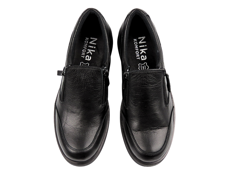 Pohodlné dámské polobotky Nika Komfort 0639-25036, černé