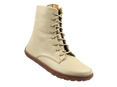 Kožené kotníkové boty dámské Nika Komfort 1442, vanilkové