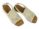 Dámské kožené sandály Nika Comfort 0117-13003, béžové