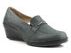 Dámské boty na klínku - HELIOS Komfort 636, šedá