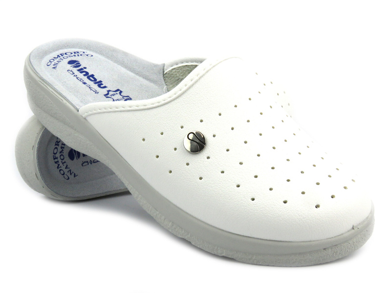 Pánské plstěné pantofle s koženou vsadkou - INBLU VE-02, tmavě šedá