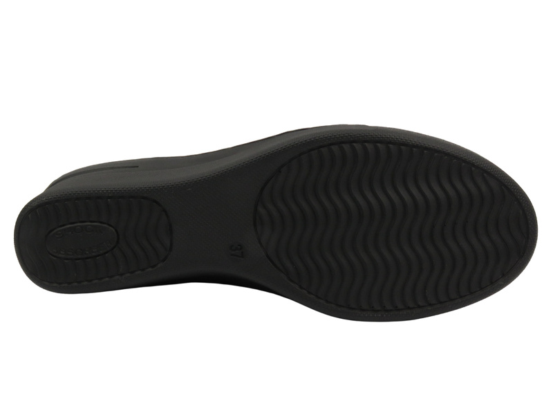 Dámské kožené kotníkové boty na zip - HELIOS Komfort 601, tmavě modrá