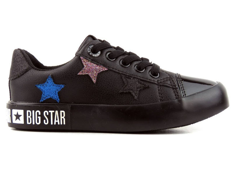Dětská sportovní obuv BIG STAR II374031, černá s hvězdičkami