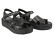 Dámské kožené sandály Nika Comfort 0162-85, černé