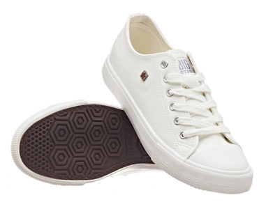 Pánské tenisky z ekologické kůže - Big Star V174347, bílé