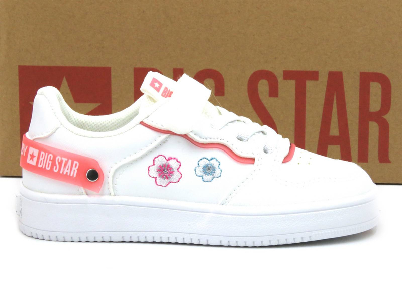 Sportovní boty pro dívky - Big Star JJ374080, bílá