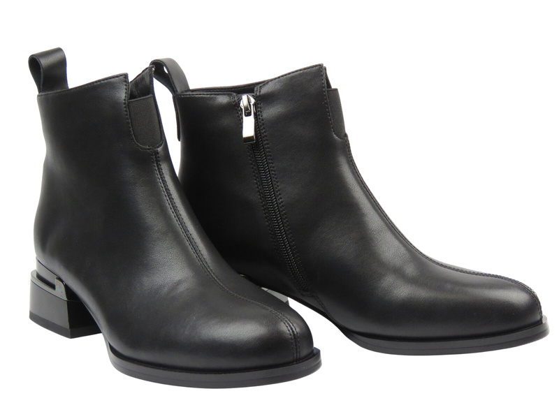 Dámské kotníkové boty Cambell 25-60324, černé