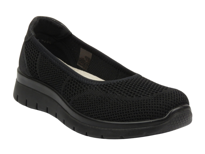 Polobotky, dámské espadrilky – News 24TX02-7656, černé