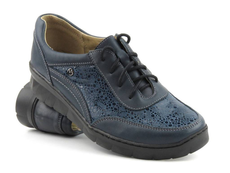 Lehké a pohodlné dámské tenisky - Helios Komfort 360, tmavě modrá