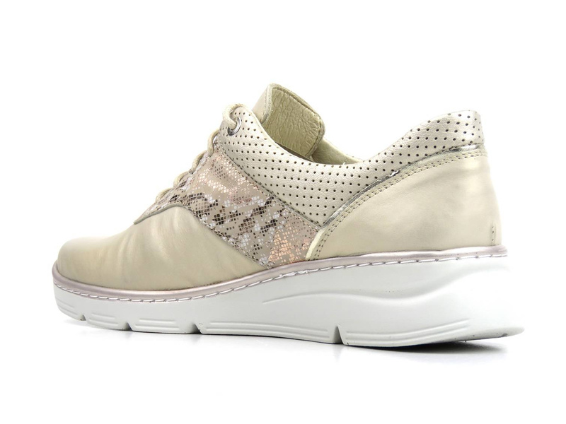 Dámské boty, tenisky polské výroby - HELIOS Komfort 396, zlaté