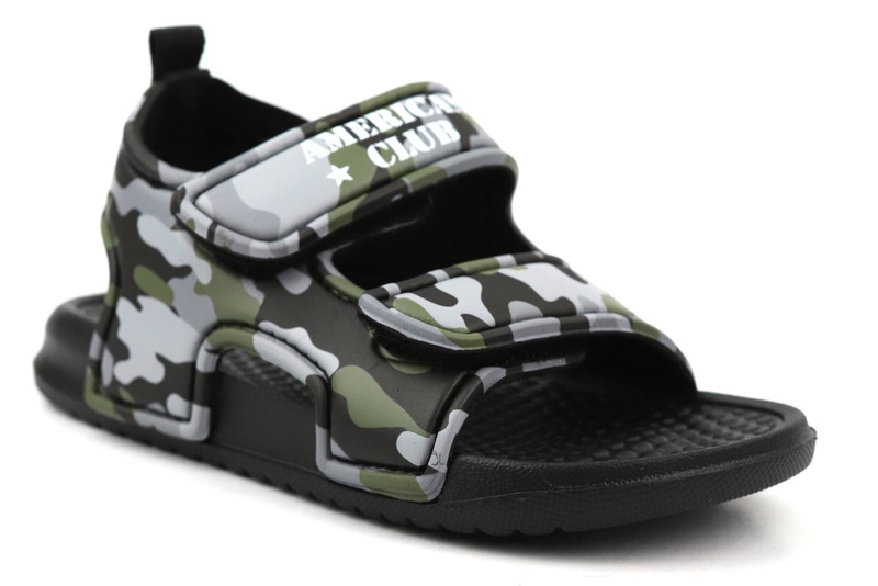 Pěnové sandály pro kluky - American Club NH 99/23 NH 102/23, černé