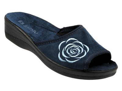 Pohodlné dámské pantofle INBLU ES-5B, tmavě modré