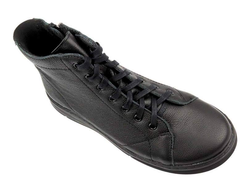 Dámské boty zateplené plstí - HELIOS Comfort 517, černá 3