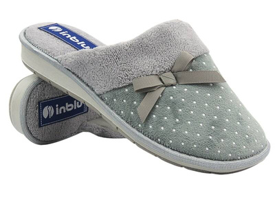 Dámské domácí pantofle - Inblu LB-72 Grey - Nazouvací 