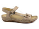 Kožené dámské sandály polské značky HELIOS Komfort 249, béžové