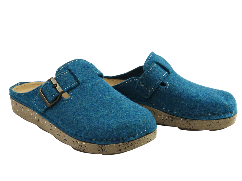 Dámské domácí pantofle renomované značky Inblu ED-19, modré