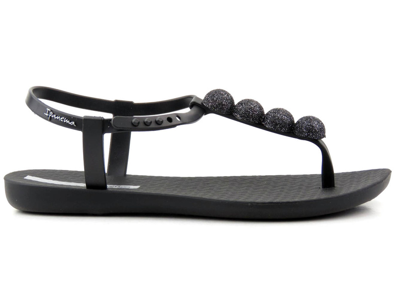 Elegantní dámské sandály s lesklými kuličkami - Ipanema 26751, černá