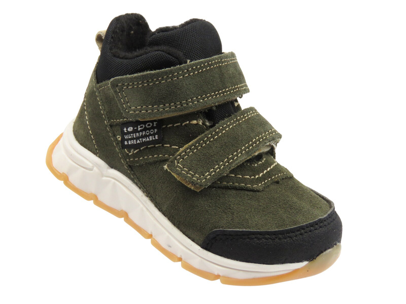 Dětské kotníkové boty na suchý zip - Jamet 1125, Zelené