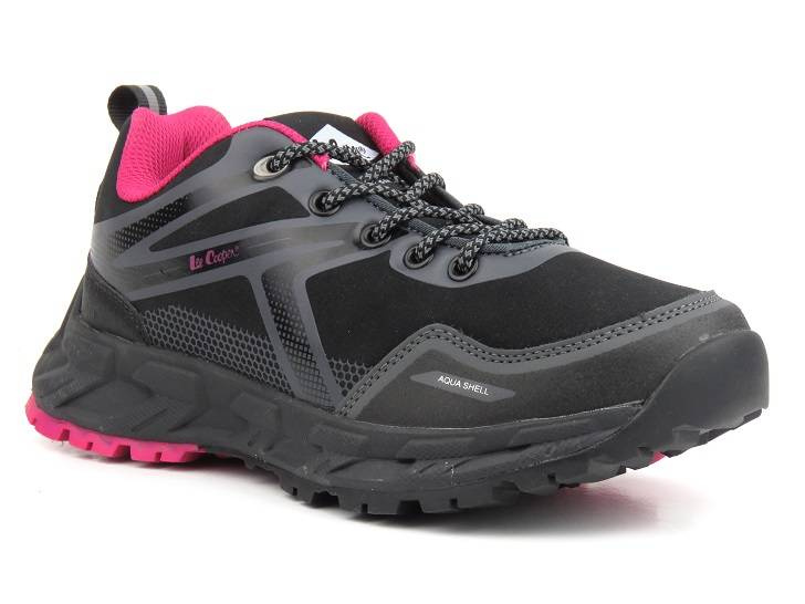 Dámské nízké trekingové kalhoty s Aqua Shell - LEE COOPER 22-01-1370L, černé