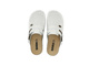 BERKEMANN 01753-473 Dámské kožené žabky s podpatky Slip-on Brown