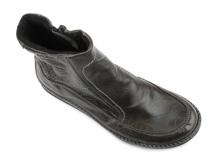 Dámské kozačky s vlnou - Helios 735, hnědé