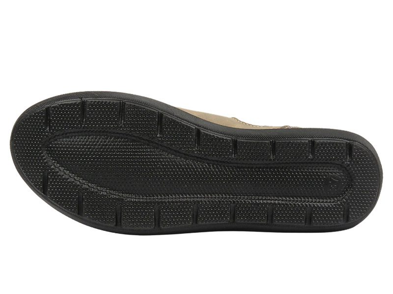 Teplé dámské boty - Inblu WG-59 Brown - Slip-on