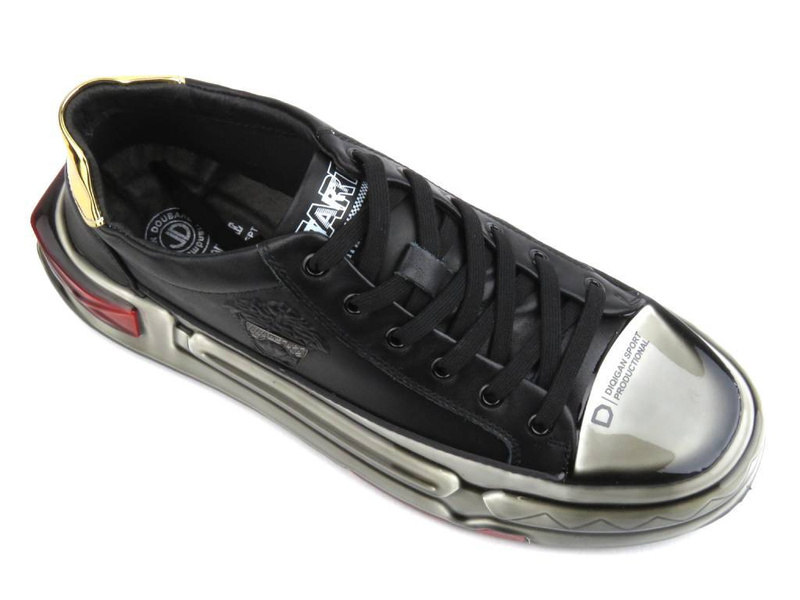 Moderní pánské tenisky - JOHN DOUBARE 9699, černé