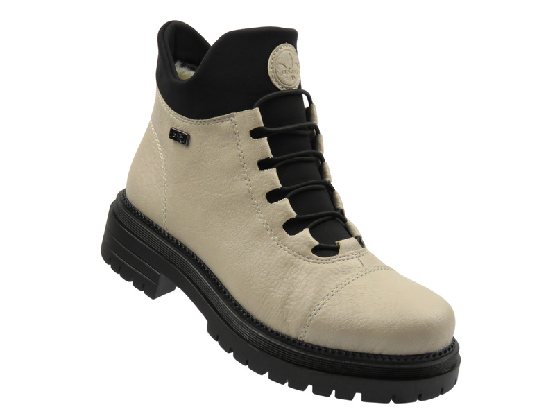 Pohodlné dámské kotníkové boty Rieker Y3163-60, béžové