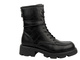 Venezia Dámské kožené boty W027LEBLOBB008 Black Zipped