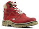Pánské kožené boty zateplené vlnou - HELIOS Komfort 816, červené