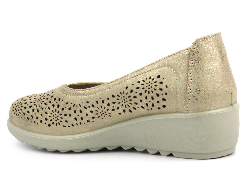 Dámské polobotky Potocki 24-90300, zlaté