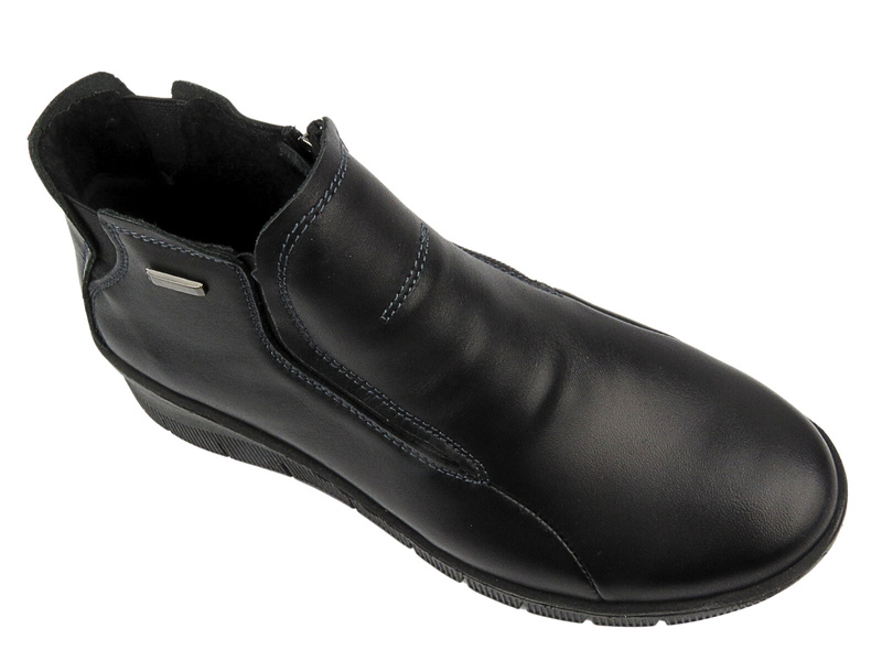 Dámské kotníkové boty na klínku HELIOS Comfort 552, černé 2