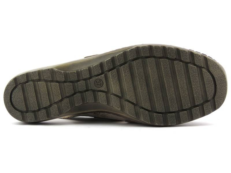 Pohodlné dámské sandály šíře G 1/2 - Axel 2498, béžové