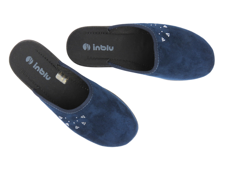 Pohodlné dámské pantofle INBLU CU-9H, tmavě modré