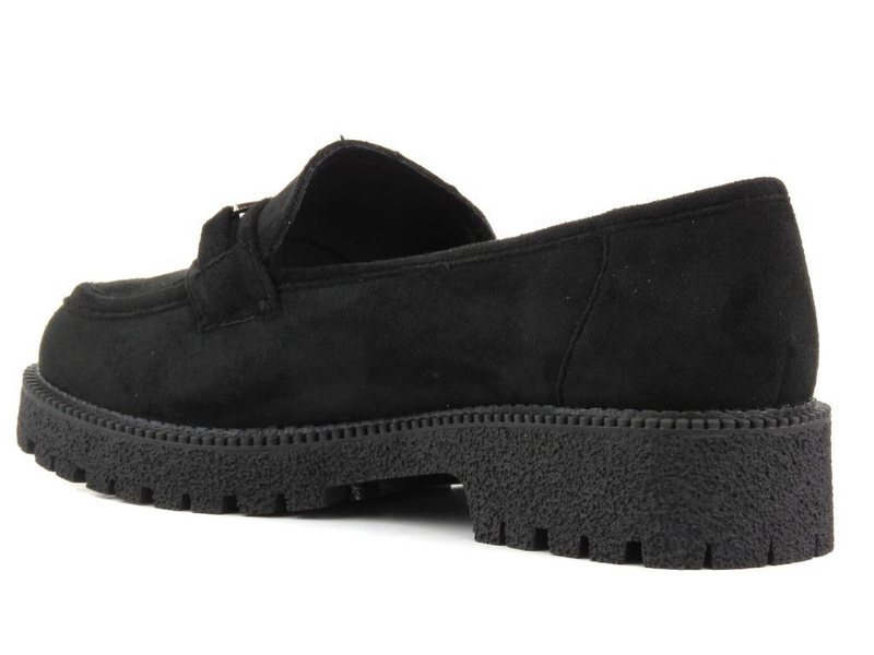 Dámské boty a mokasíny se silnou podrážkou - Potocki 21047, černé