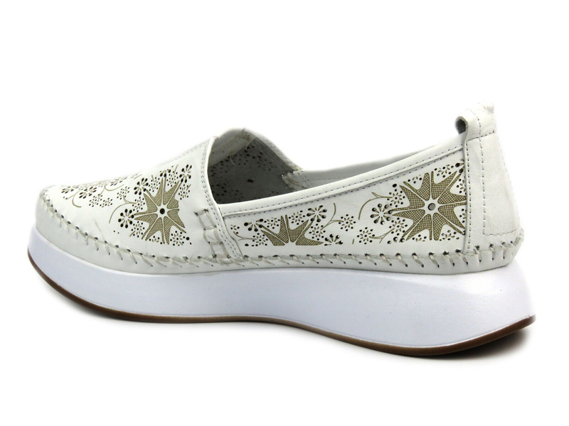 Dámské lordy z přírodní kůže - VENEZIA P108424 114, černá