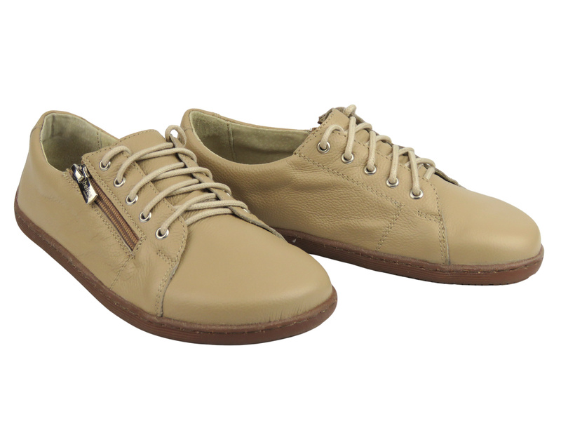 Dámské barefoot polobotky Helios Komfort 436 světle béžové