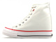 Dámské tenisky se skrytým klínem - LEE COOPER LCJ-21-48-0700L, bílé