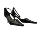 Dámské lodičky na jehlovém podpatku černé KOTYL 708