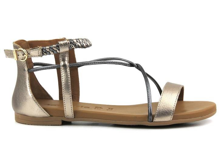 Kožené dámské gladiátorské sandály - Tamaris 28043