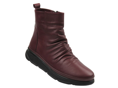 Dámské kotníkové boty Nika Komfort 0452-505, vínové