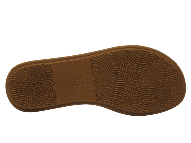 Dámské pantofle s lesklým svrškem - INBLU ZO-08, béžové