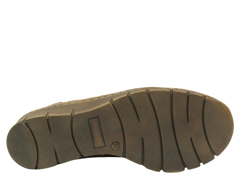 Lehké a pohodlné dámské kotníkové boty z přírodní kůže - HELIOS KOMFORT 642, béžová