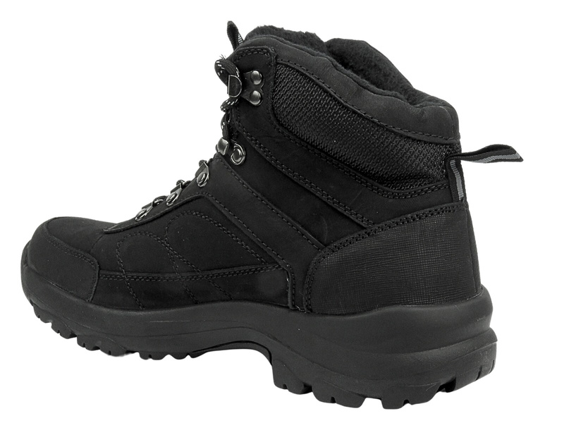 Černé pánské turistické boty AMERICAN CLUB CY58/24